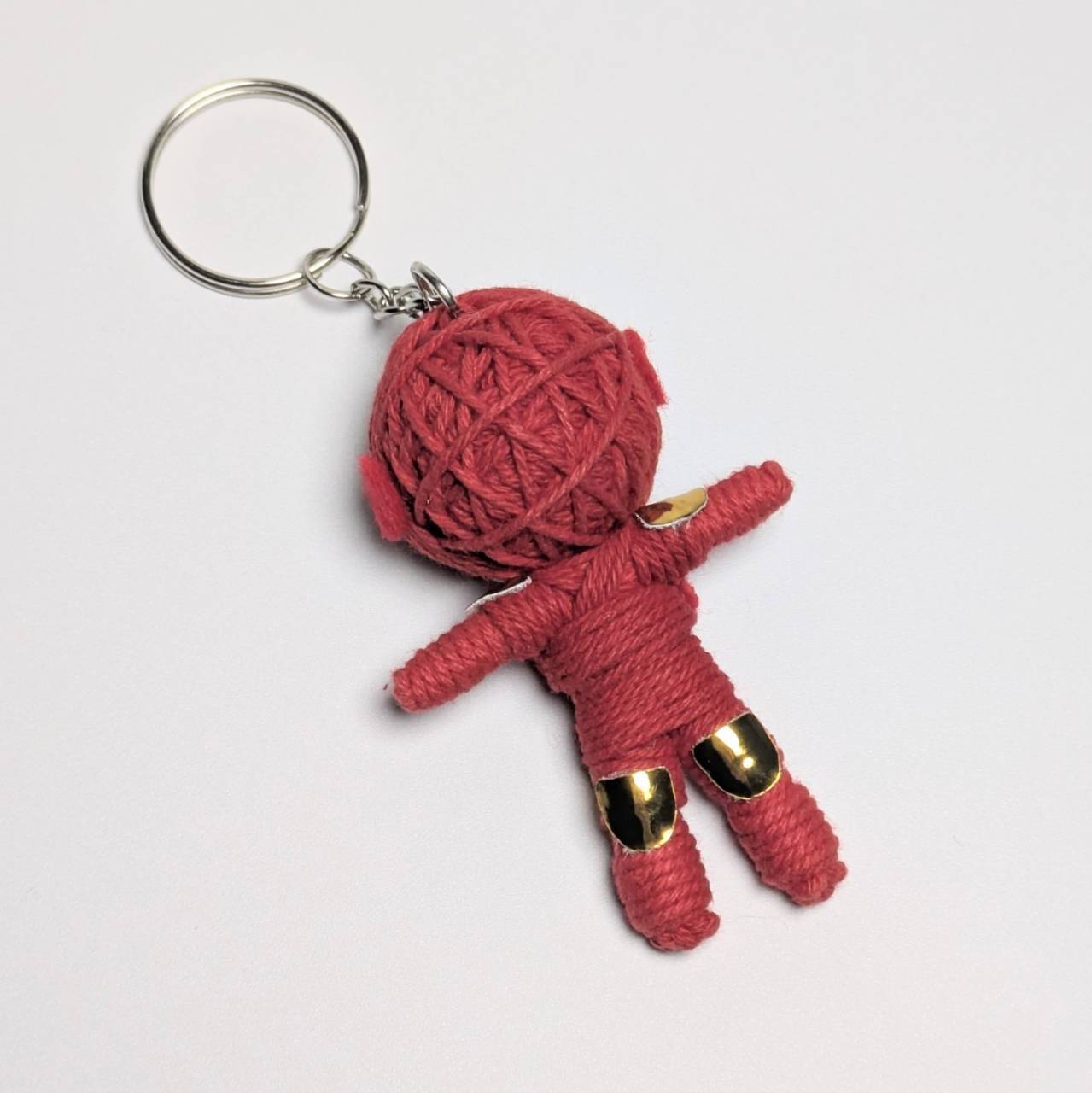 【 Iron Man ( アイアンマン )】 Voodoo doll KeyHolder / ブードゥー人形 / 身代わり人形 /お守り人形 〚アメリカン雑貨 アメトイ〛