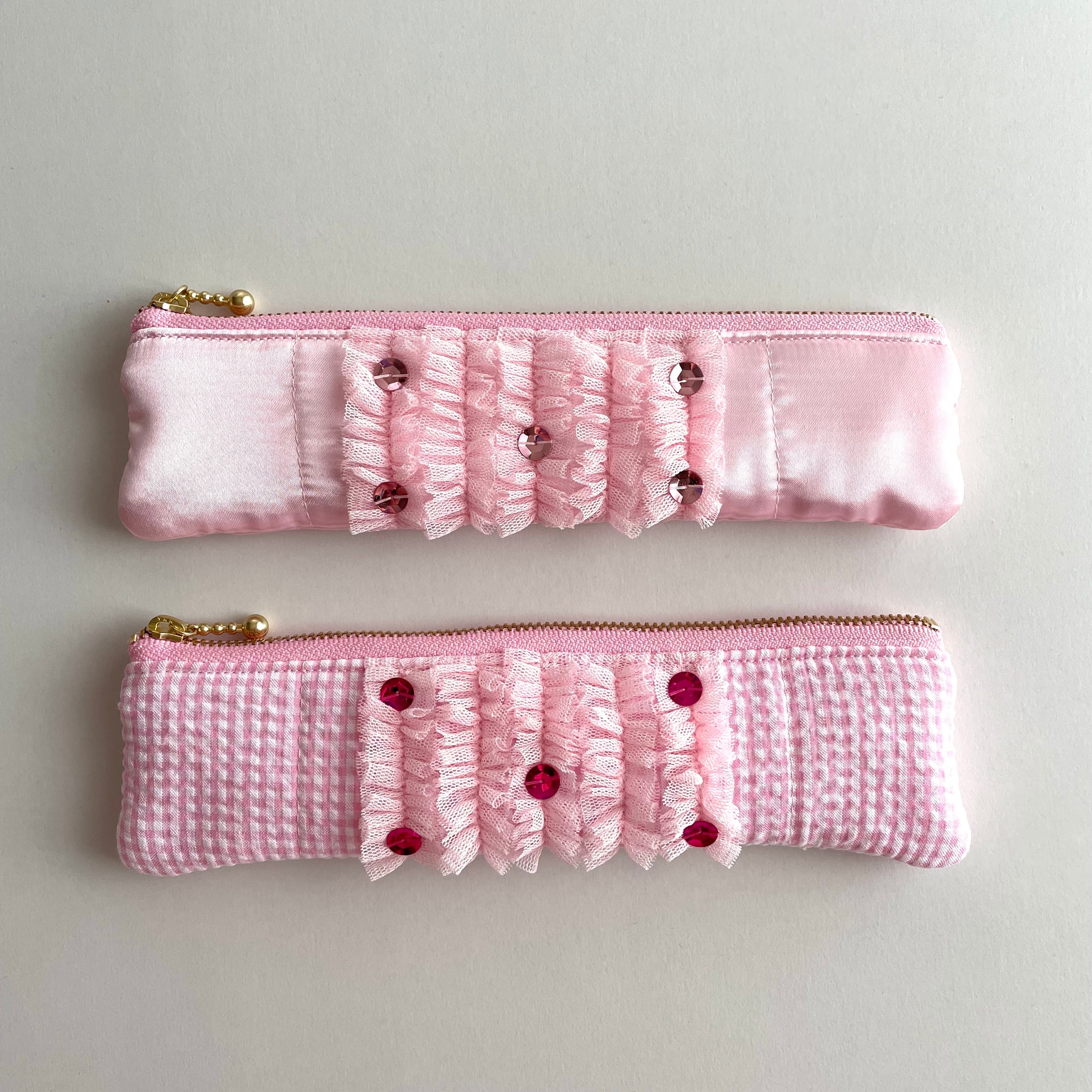 フリルコンパクトペンケース | ribbon on ribbon