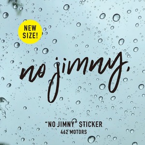 「 no jimny（no life） 」 カッティングステッカー