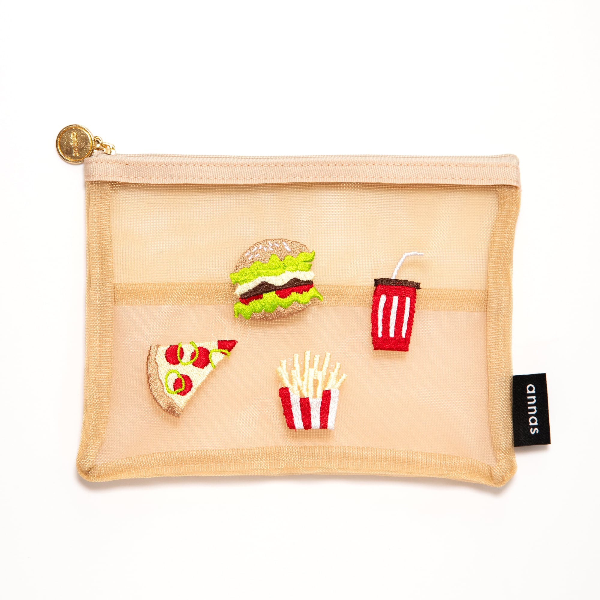 annas刺繍文具】刺繍メッシュポーチ｜フード | Net store アンナとラパン
