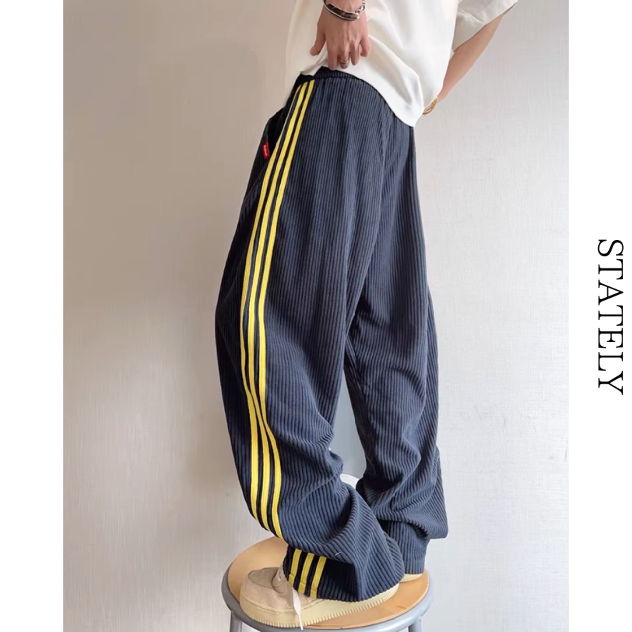 コーデュロイリブトラックパンツ/2color_B52・画像12