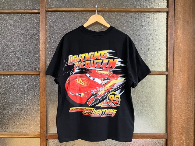 BERSHKA LIGHTNING MCQUEEN TEE (BLACK)