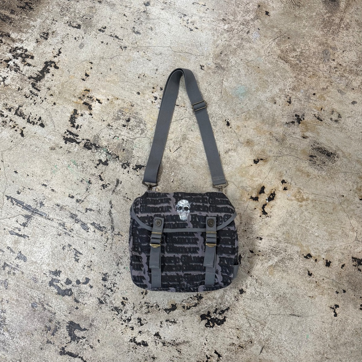 00s HYSTERIC GLAMOUR MONOGRAM SKULL SHOULDER BAG | GALAXIES