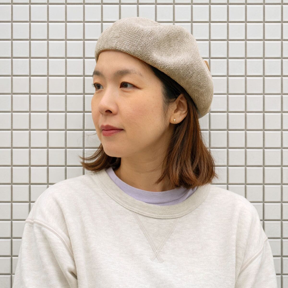 Linen Thermo Beret（リネンサーモベレー）【bca-y90391】 | RU WEB MART