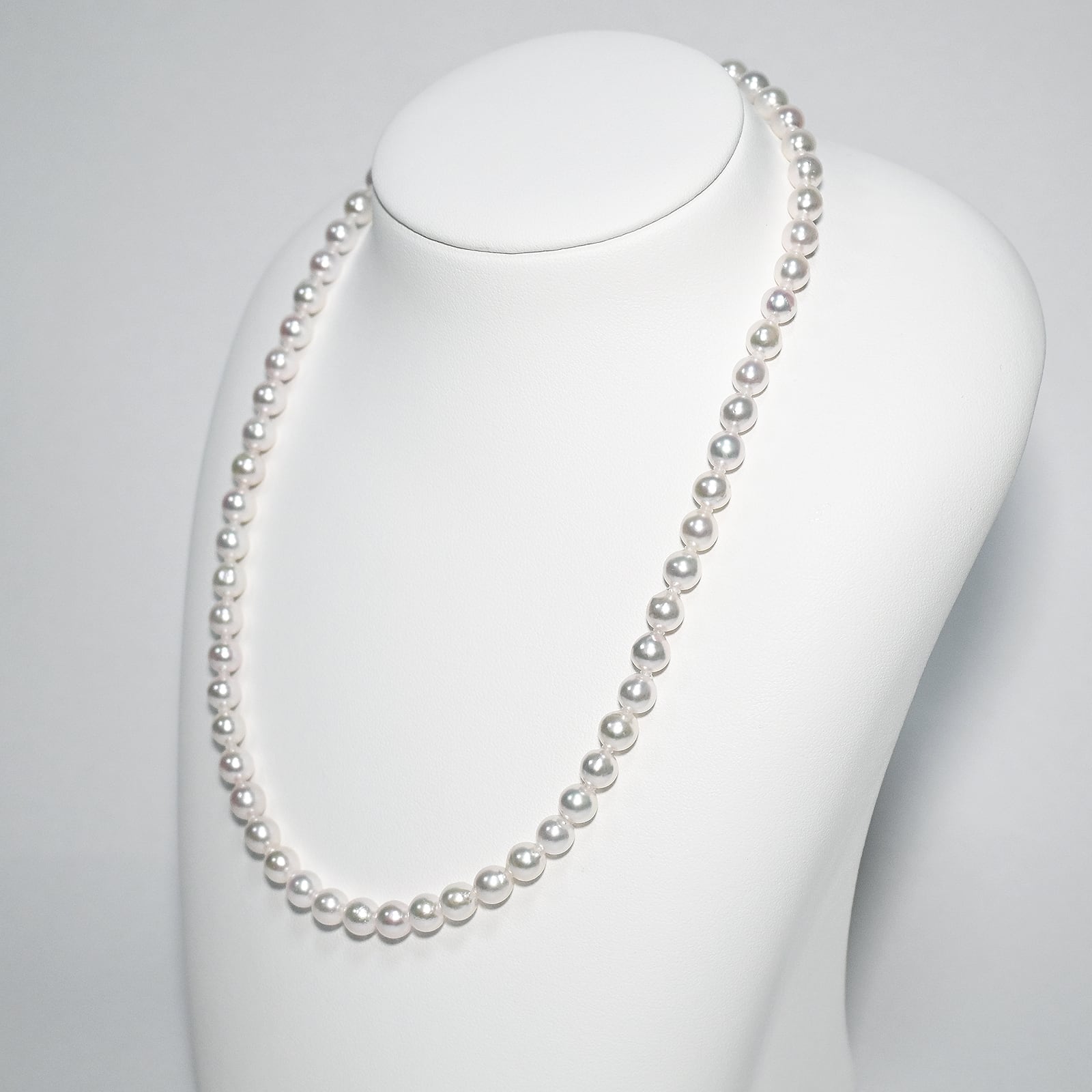 モ*き様 浜幸パール アコヤ真珠 ネックレス silver 6.0-6.5㎜ パールネックレス_300887 | HAMACO PEARL 浜幸パール