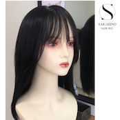 006プレミアム・ベル(ブラック)人毛フルウィッグ