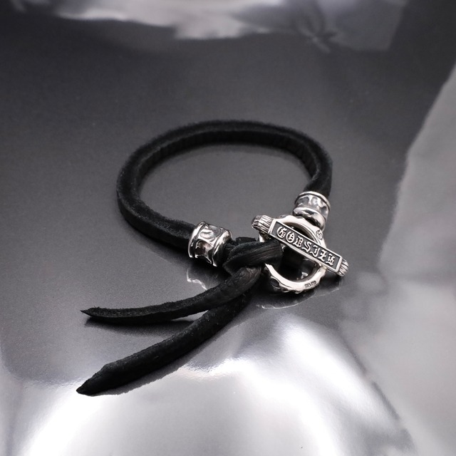 T-BAR LEATHER BRACELET / Tバーレザーブレスレット