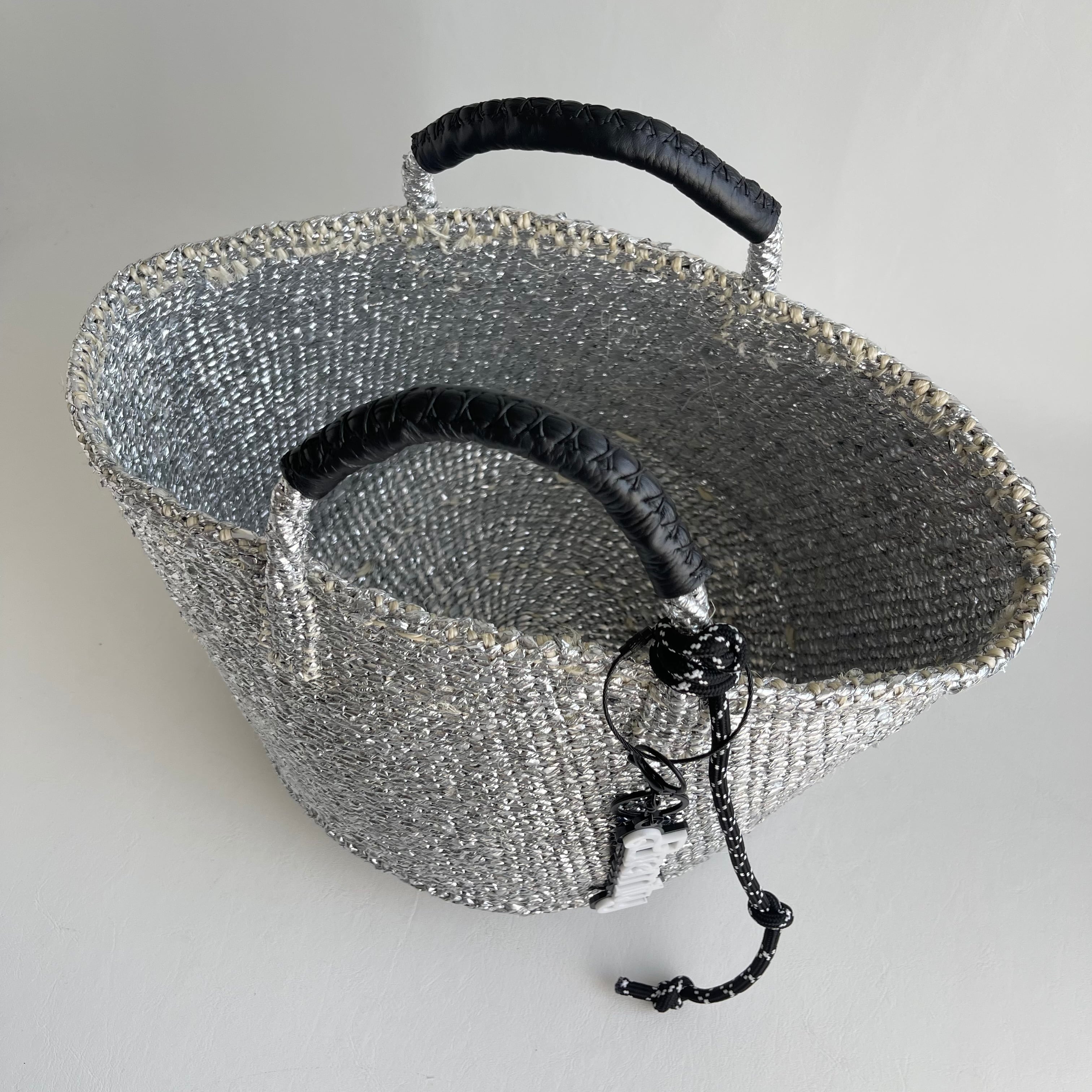 追加発売】Kago-Bag / ML / Eternity charm / Silver / 巾着バッグ付き