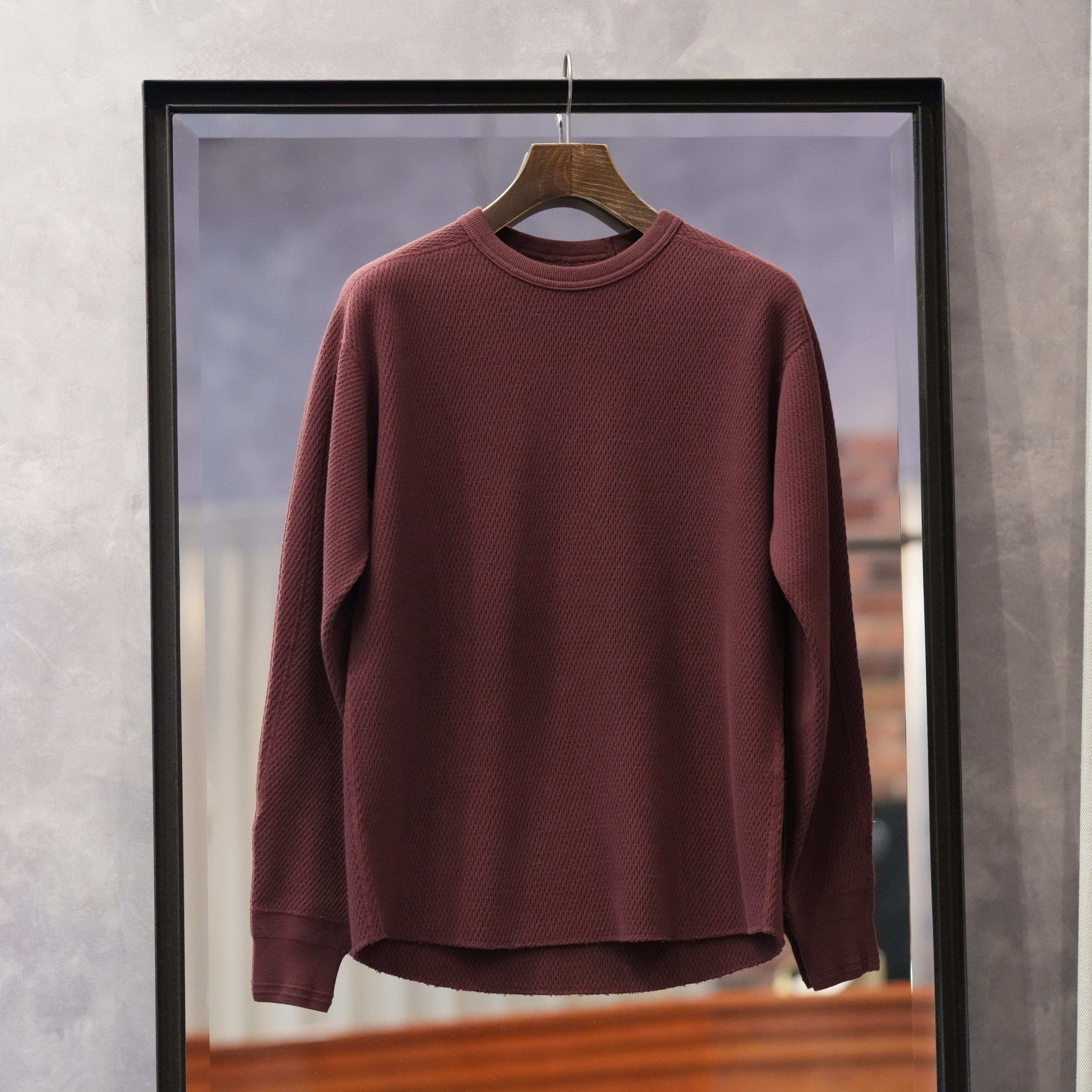 Indian Hill Knitting Service(インディアンヒルニッティングサービス) "Heavy Thermal “Swedish Mil Type”" -BORDEAUX-