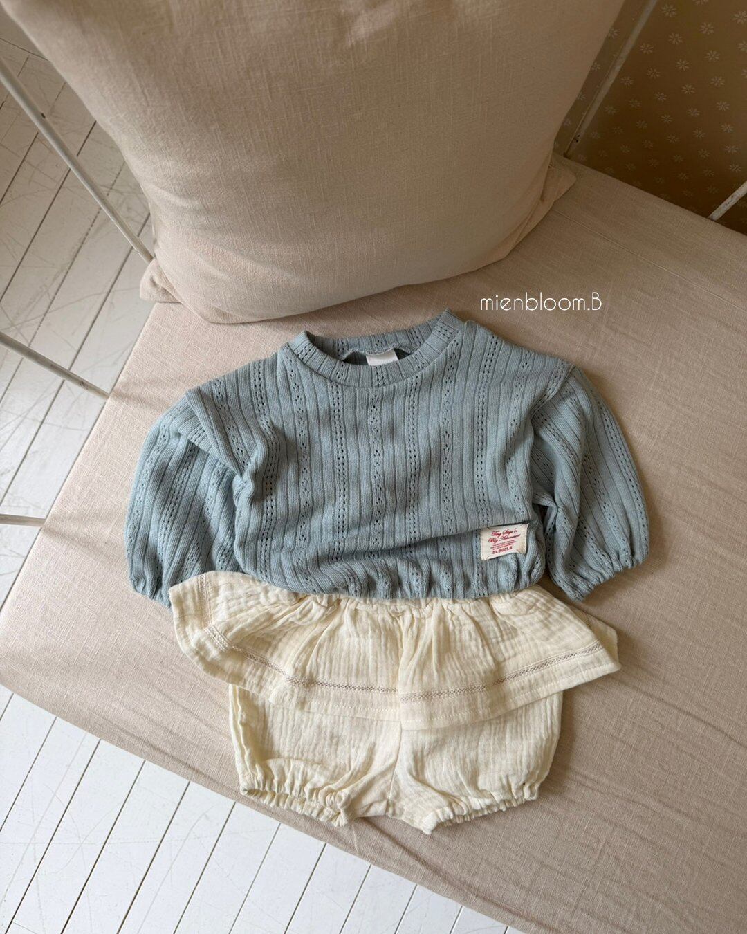 送料無料【予約】/ babyルナニットTシャツ / mienbloom