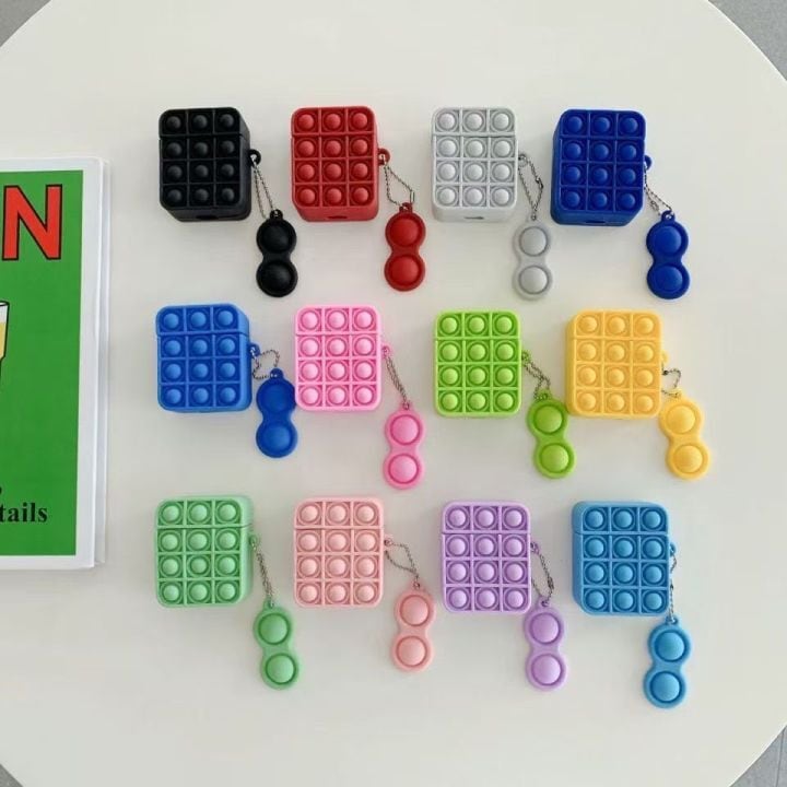 韓国大人気 Push Up Airpods 1 2 Pro Case 12colors プッシュアップ エアポッズ ケース 第１世代 第２世代 プロ プチプチ 韓国雑貨 Tokki Maeul トッキマウル 韓国雑貨通販サイト