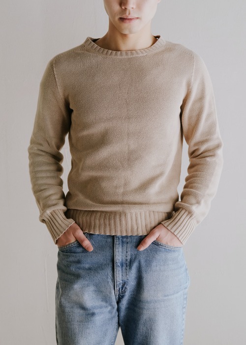 90-00's A.P.C. split raglan sleeves cotton knit
