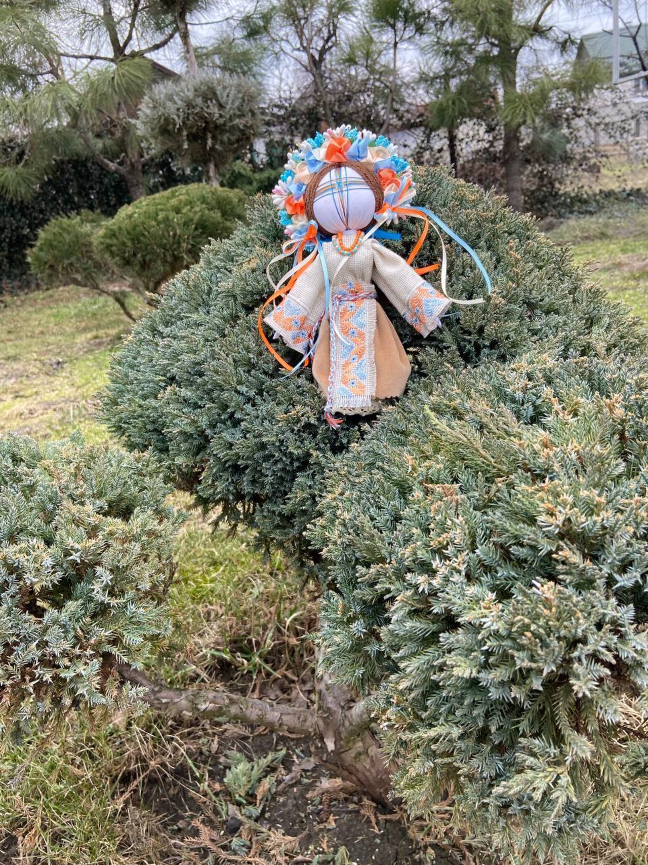 UA.Designer手作りモタンカ 25cm（ウクライナの御守り） - 12