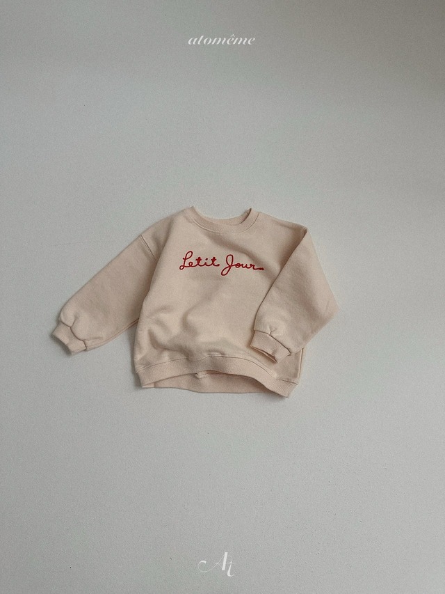 《予約》送料無料【atomeme】Petit Jour Sweatshirt