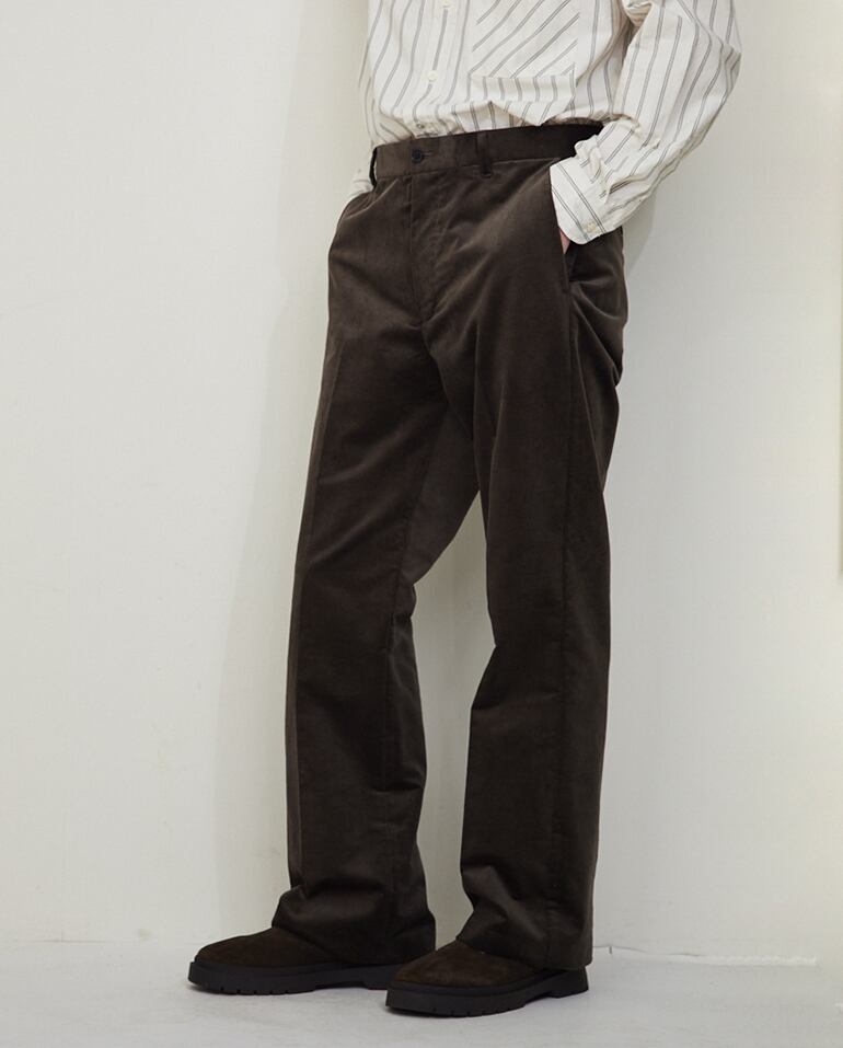 STRETCH CORDUROY SHOECUT PANTS / ストレッチコーデュロイシュー