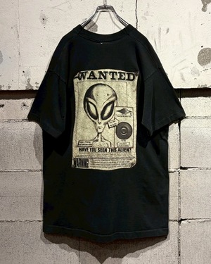 【Caka otto】 Alien Design Vintage Loose T-Shirt