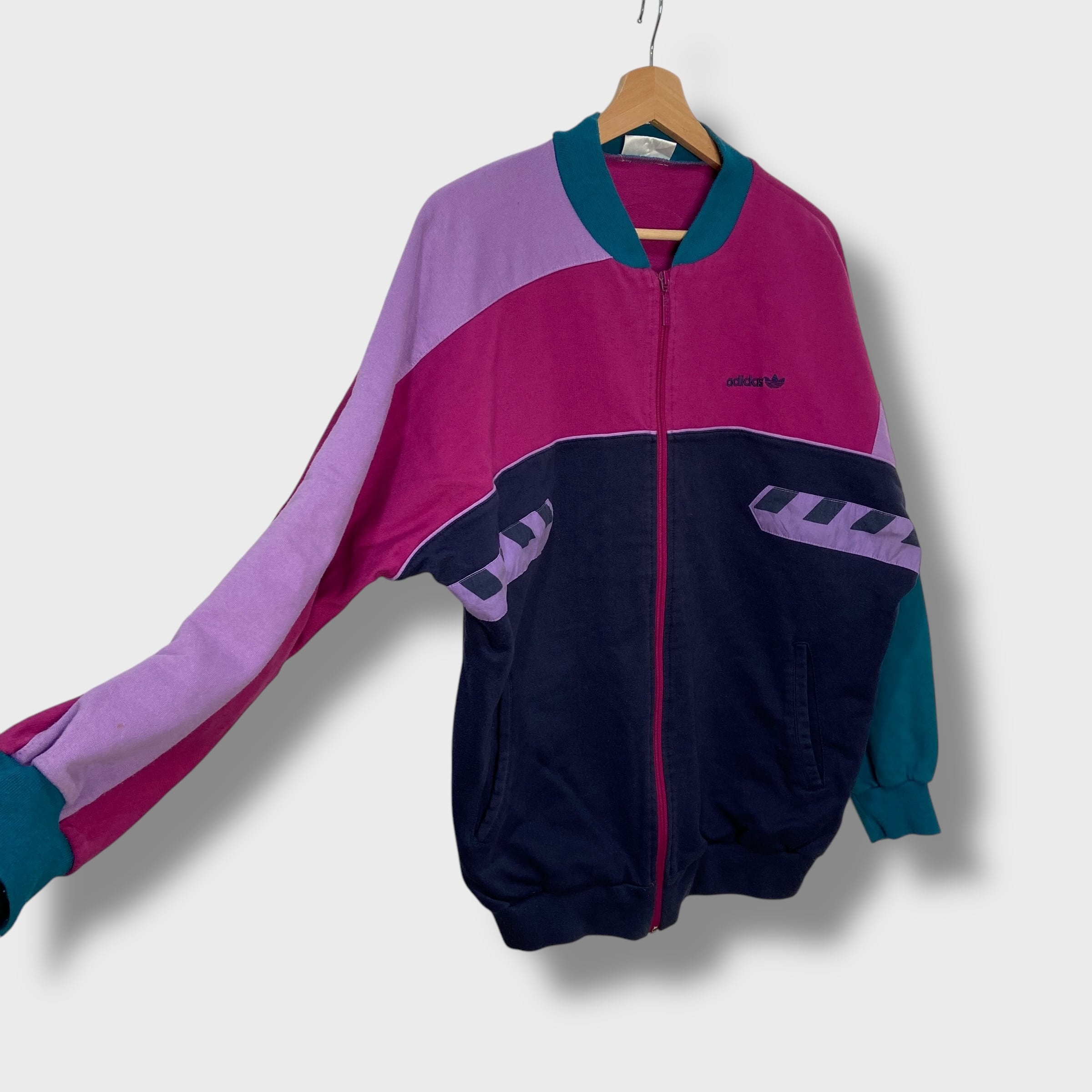 80s adidas トラックジャケット スウェット M シンガポール製 | 古着屋 Uan