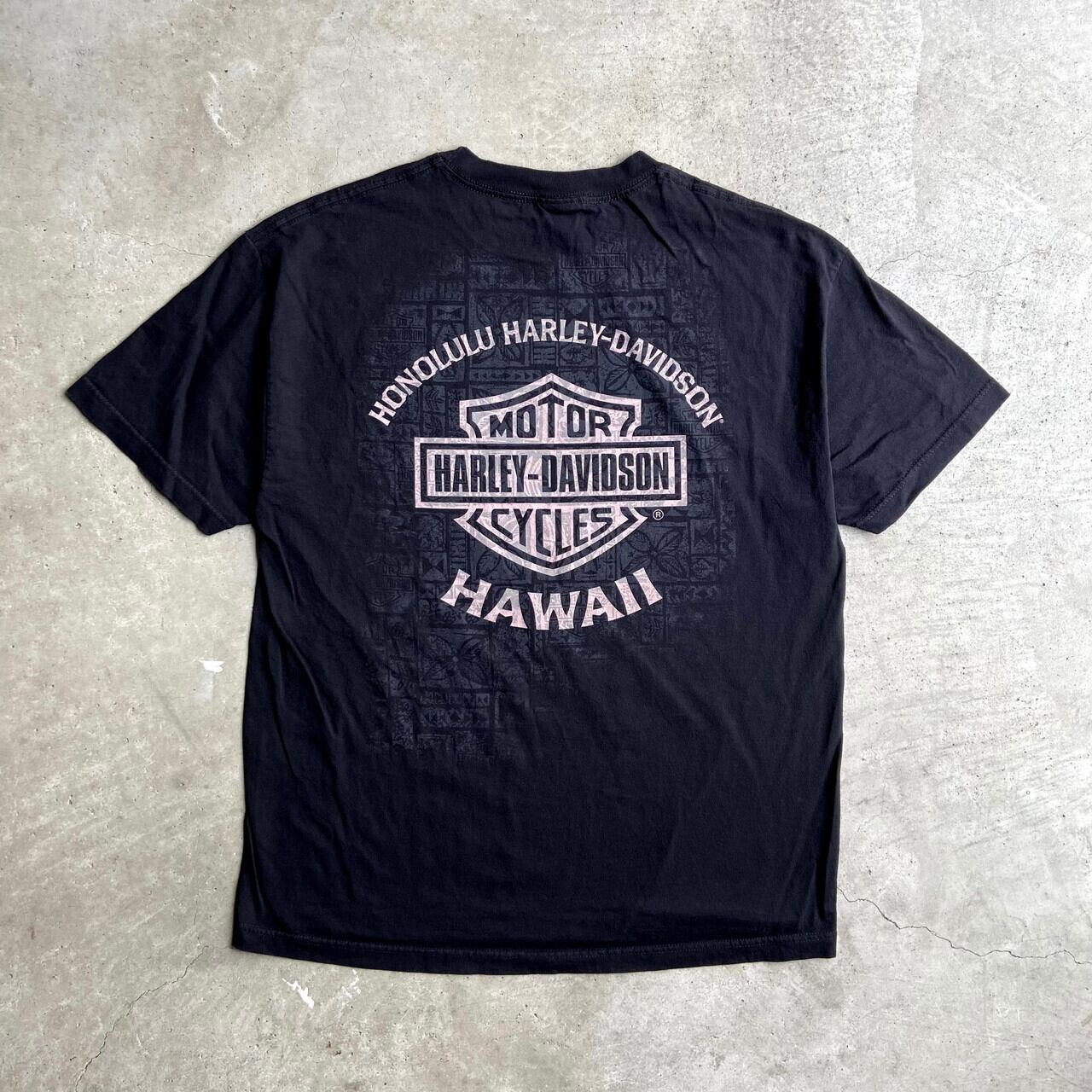 Harley-Davidson ハーレーダビッドソン 両面プリント Tシャツ メンズXL 