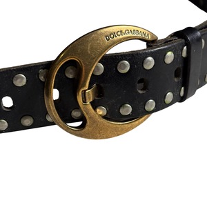DOLCE&GABBANA studs belt