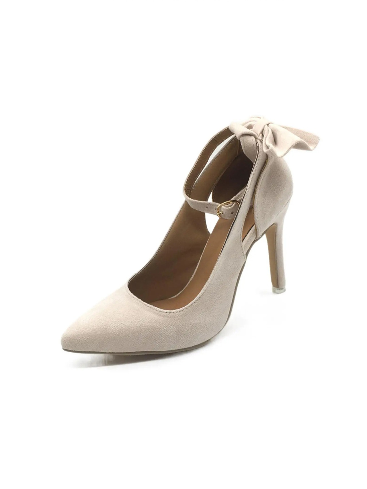 【0288】Back Ribbon High Heel Pumps Shoes