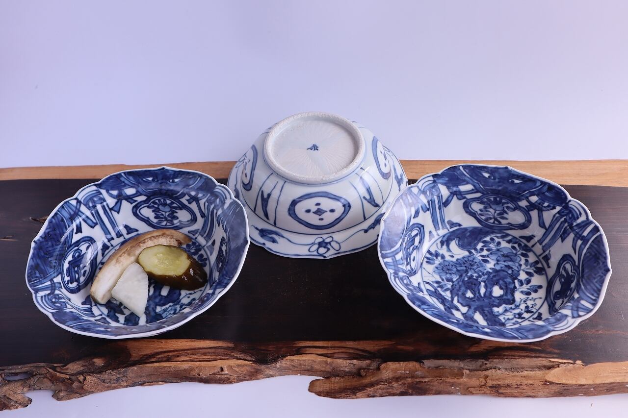 染付芙蓉手岩花文兜鉢 | 陶つちやま