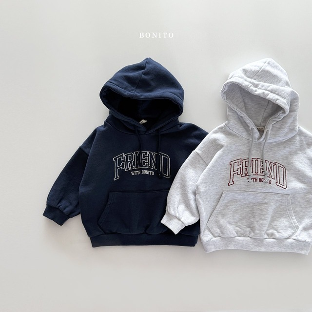 [即納XS/M]≪BONITO≫friends hood(kids)