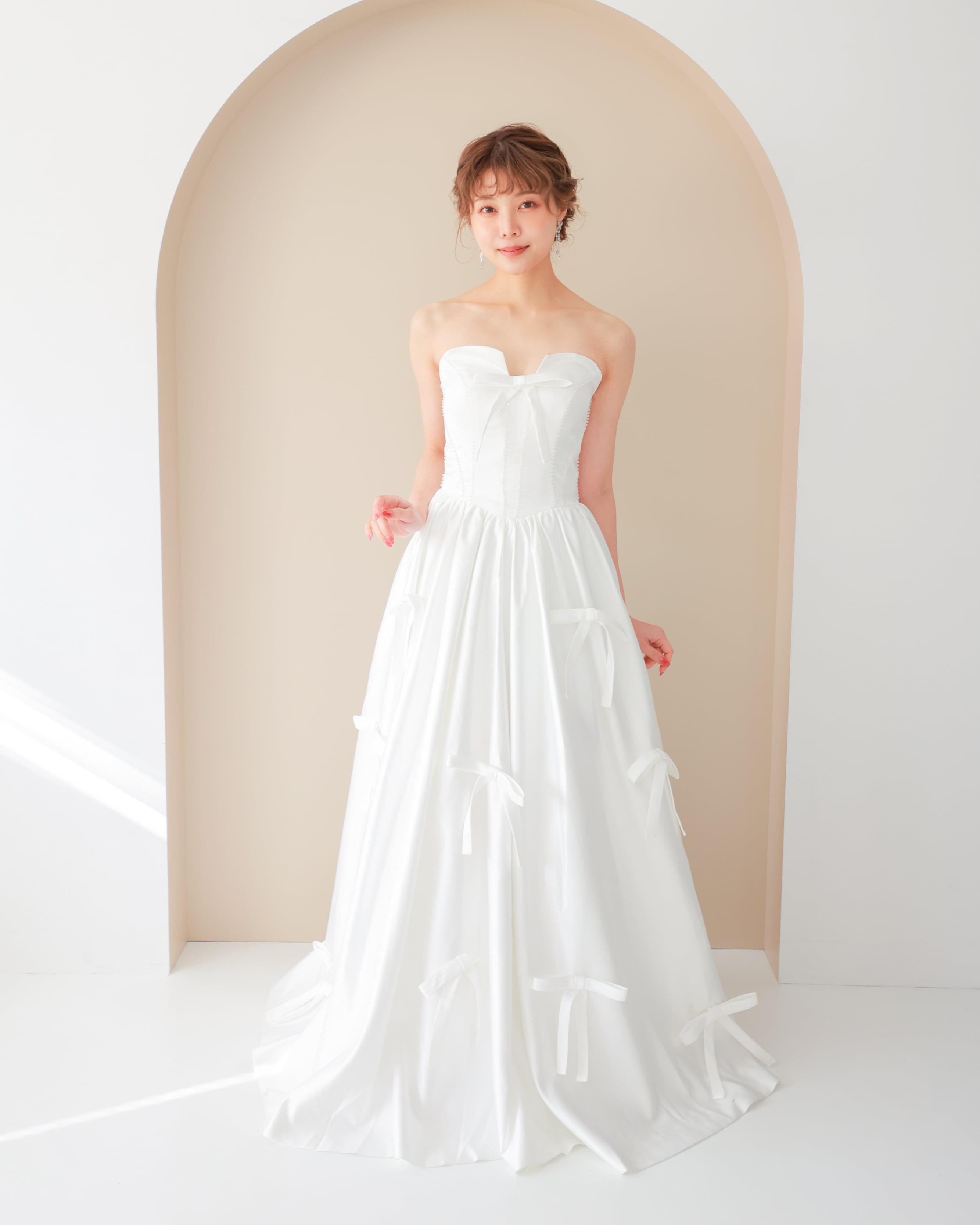 リボンリボンウェディングドレス【WD2501-02】 | ブライダル