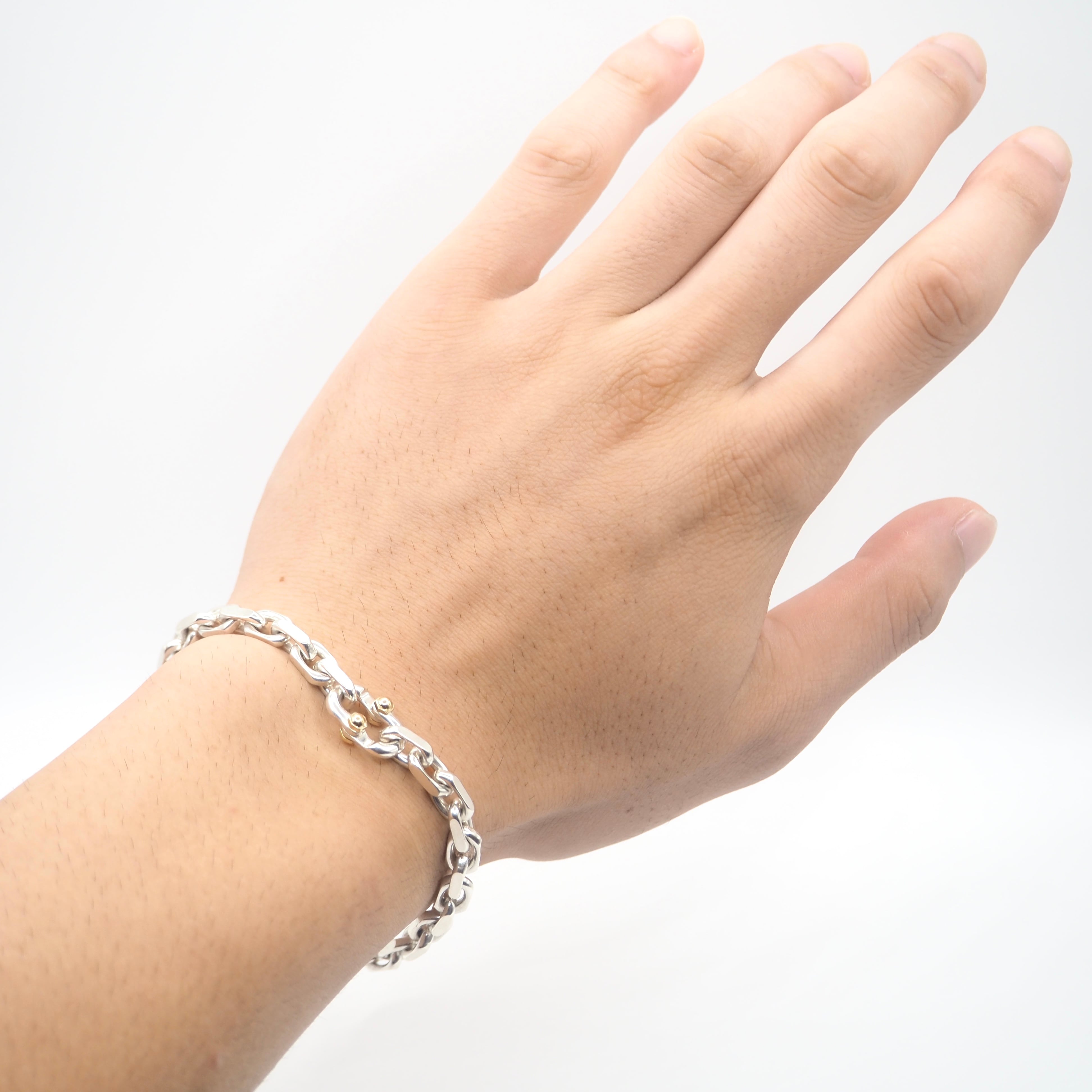 Tiffany&Co. メイカーズ ブレスレット シルバー925 K18 ティファニー