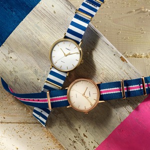 【即納】TIMEX タイメックス Weekender Fairfield ウィークエンダー フェアフィールド TW2P91500 ネイビー ピンク 腕時計 レディース