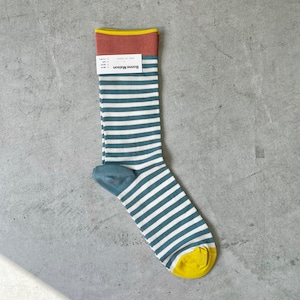 Bonne Maison/【Le Poéte】Sock Stripe Arctic RY1-21