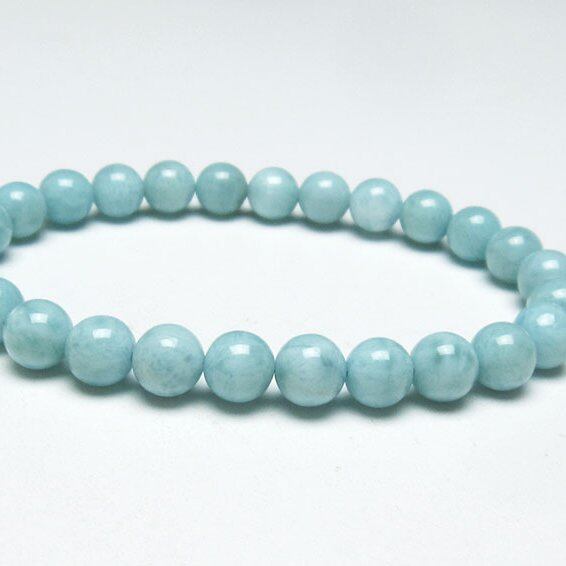 ラリマー ブレスレット 7mm 一点物  おまかせ便 111-38324