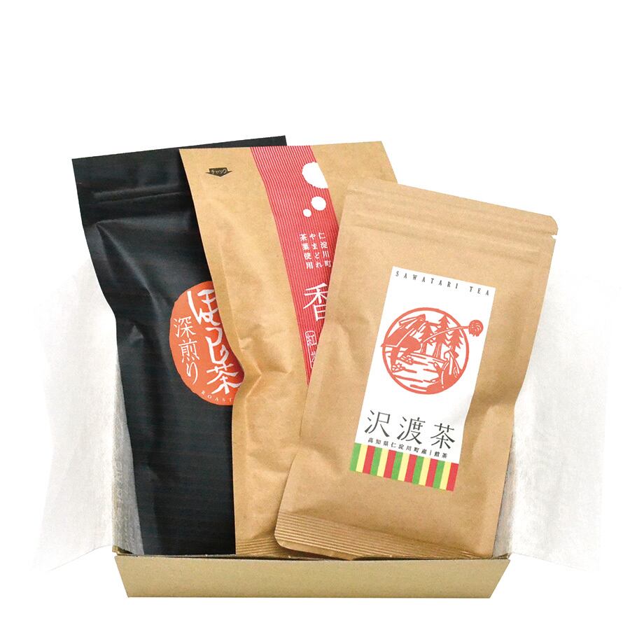 新茶】沢渡茶の飲み比べセット【贈り物用箱入り】 | 沢渡茶 VIVA