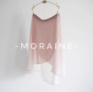 MORAINE　グラデーション  バレエスカート（beige pink）