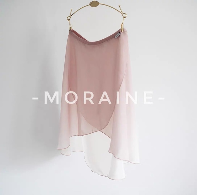 MORAINE　グラデーション  バレエスカート（beige pink）