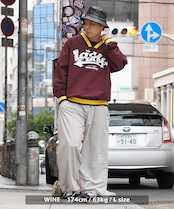 \SALE/◆ホワイトロゴ グラフィティ プルオーバー◆br-90122