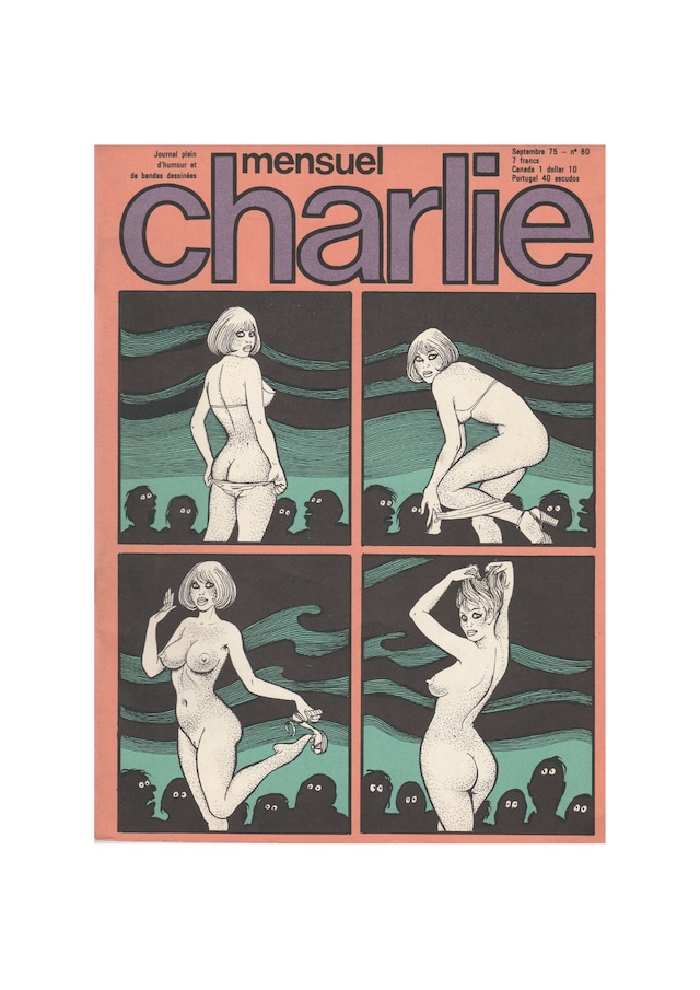 70年代フレンチBD月刊誌　charlie mensuel no.80