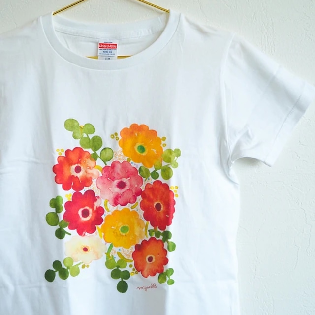 Tシャツ「ガーベラ」(Mサイズ)