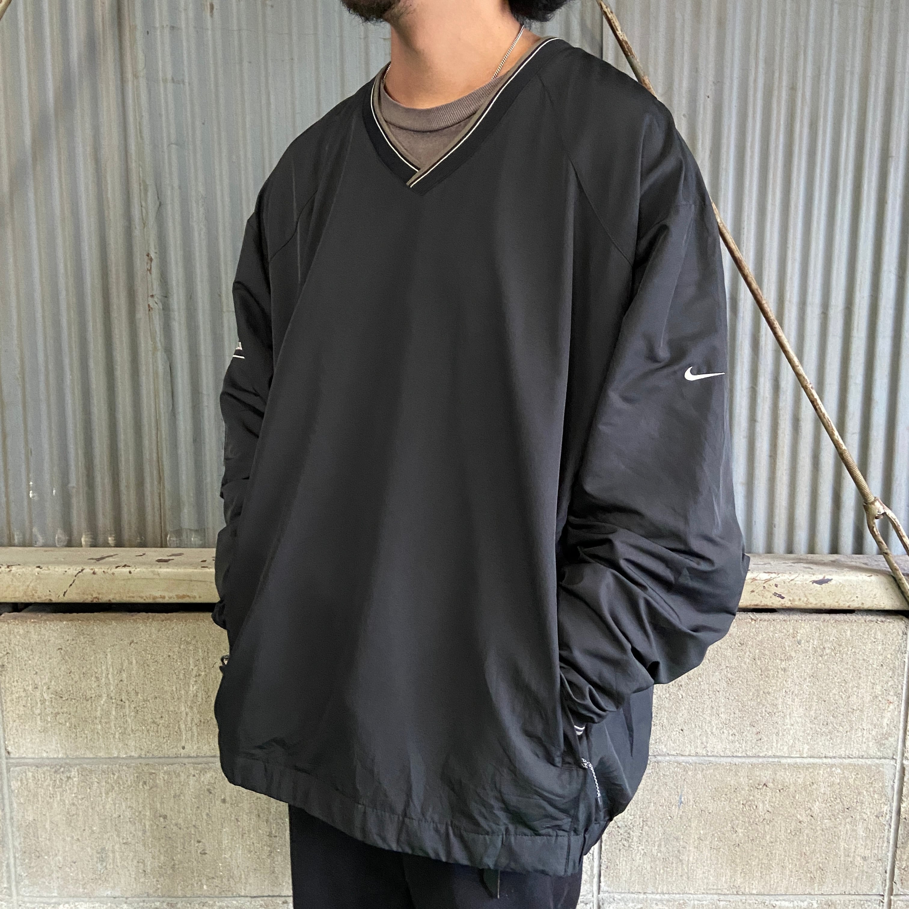 【美品】ナイキゴルフポリエステルジャケット2XL