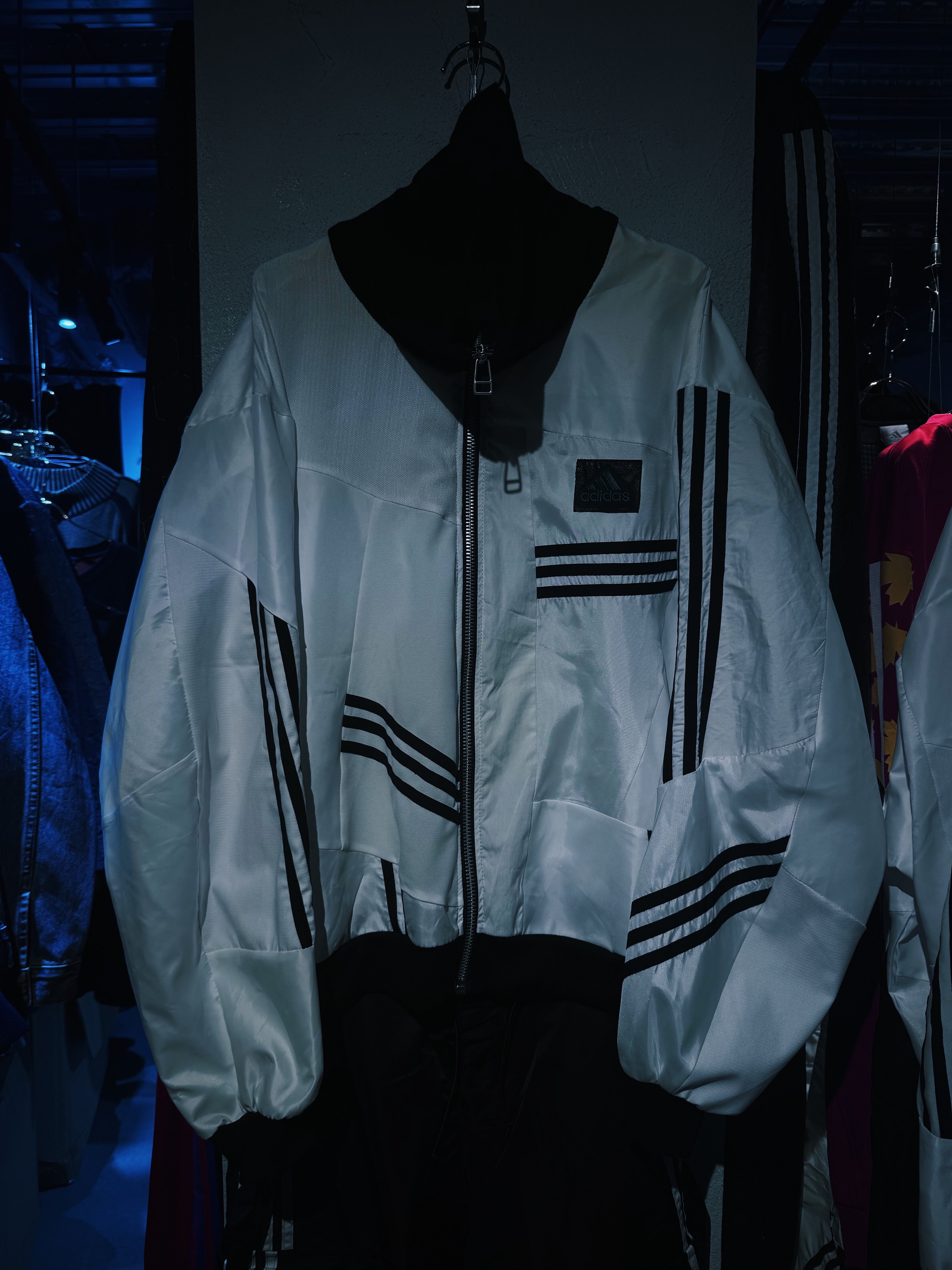 【D4C】special "original re:make" vintage patch work design Highneck track jacket