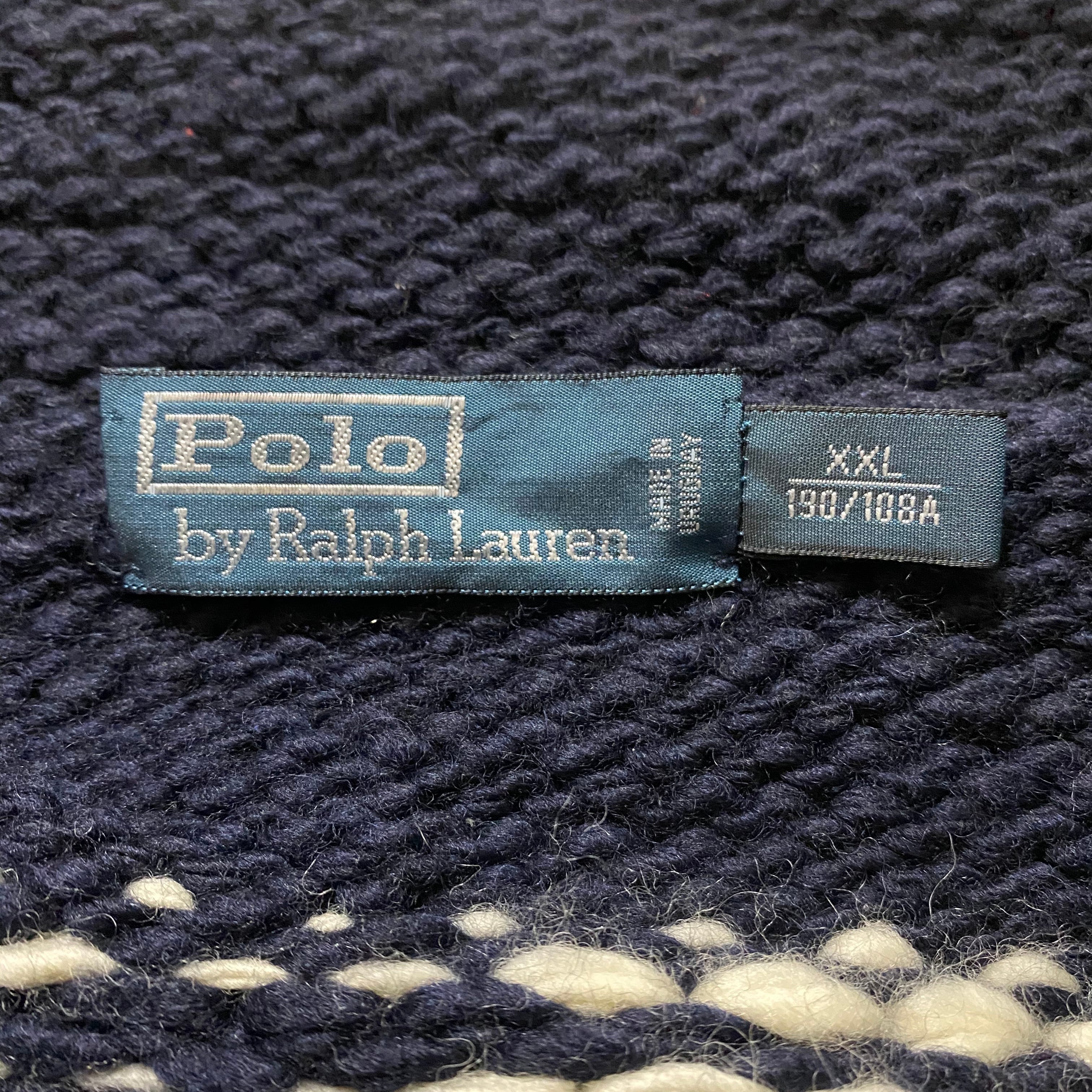 POLO by RALPH LAUREN cowichan sweater “stars and stripes” | NOIR 