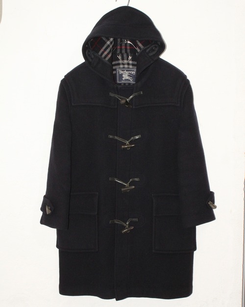 80s Burberry Melton Wool Duffle Coat ENGLAND製