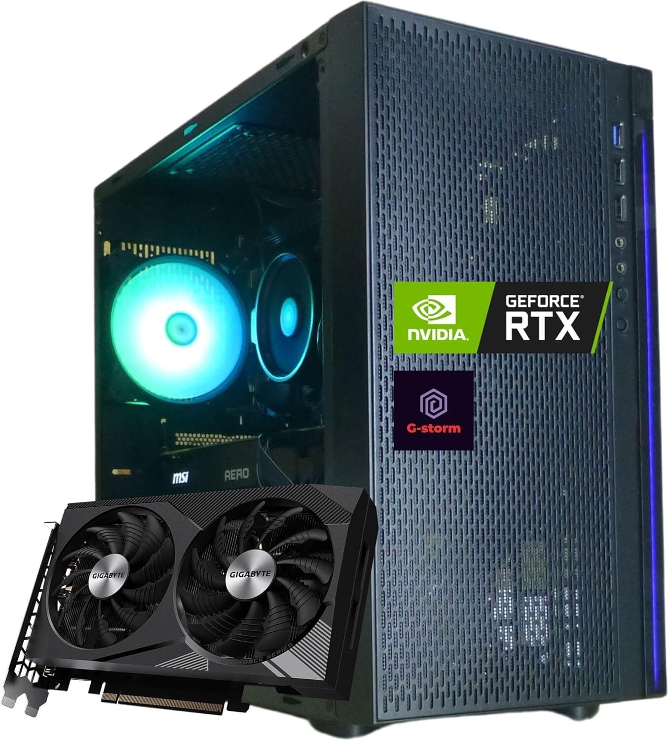 WaffleMK ジィストーム ゲーミングPC Corei5 12世代 GeForce 16GB