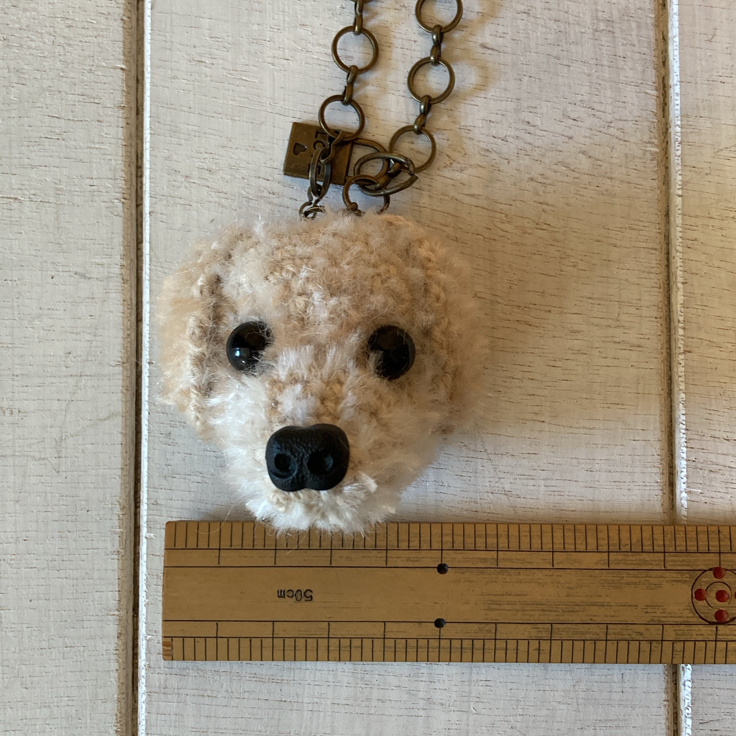 ポメラニアンバッグチャームorブローチ 愛犬ちゃんの特徴入れられます