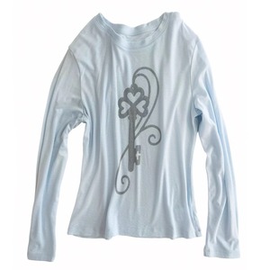 [takeabreak] Light Mist Blue Magic Key Sparkling Top