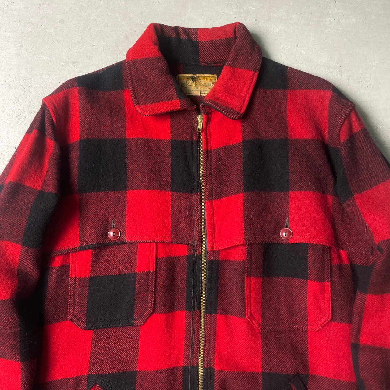 60年代 L.L.Bean 筆記体ロゴ マッキーノジャケット ウールジャケット 