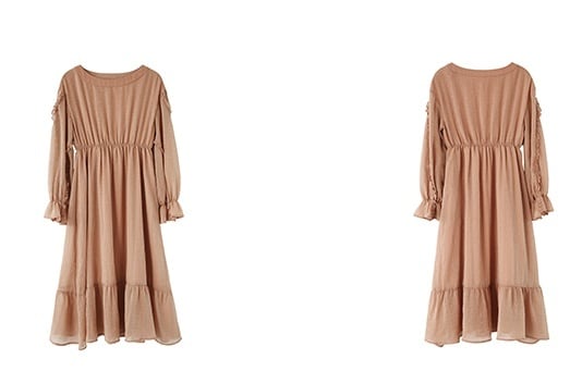 種類15：6/M ボトムス スカート シフォンスカート ミモレ丈 ふわふわ