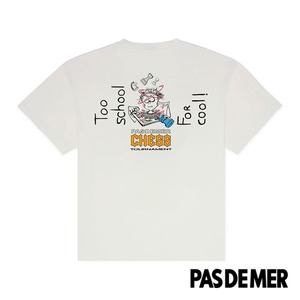 【PAS DE MER/パドゥメ】CHESS T-SHIRT Tシャツ / WHITE / SS26-14031