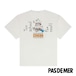 【PAS DE MER/パドゥメ】CHESS T-SHIRT Tシャツ / WHITE / SS26-14031