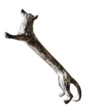 フランス 黙想する動物たちとカトラリーレスト キツネさん アンティーク