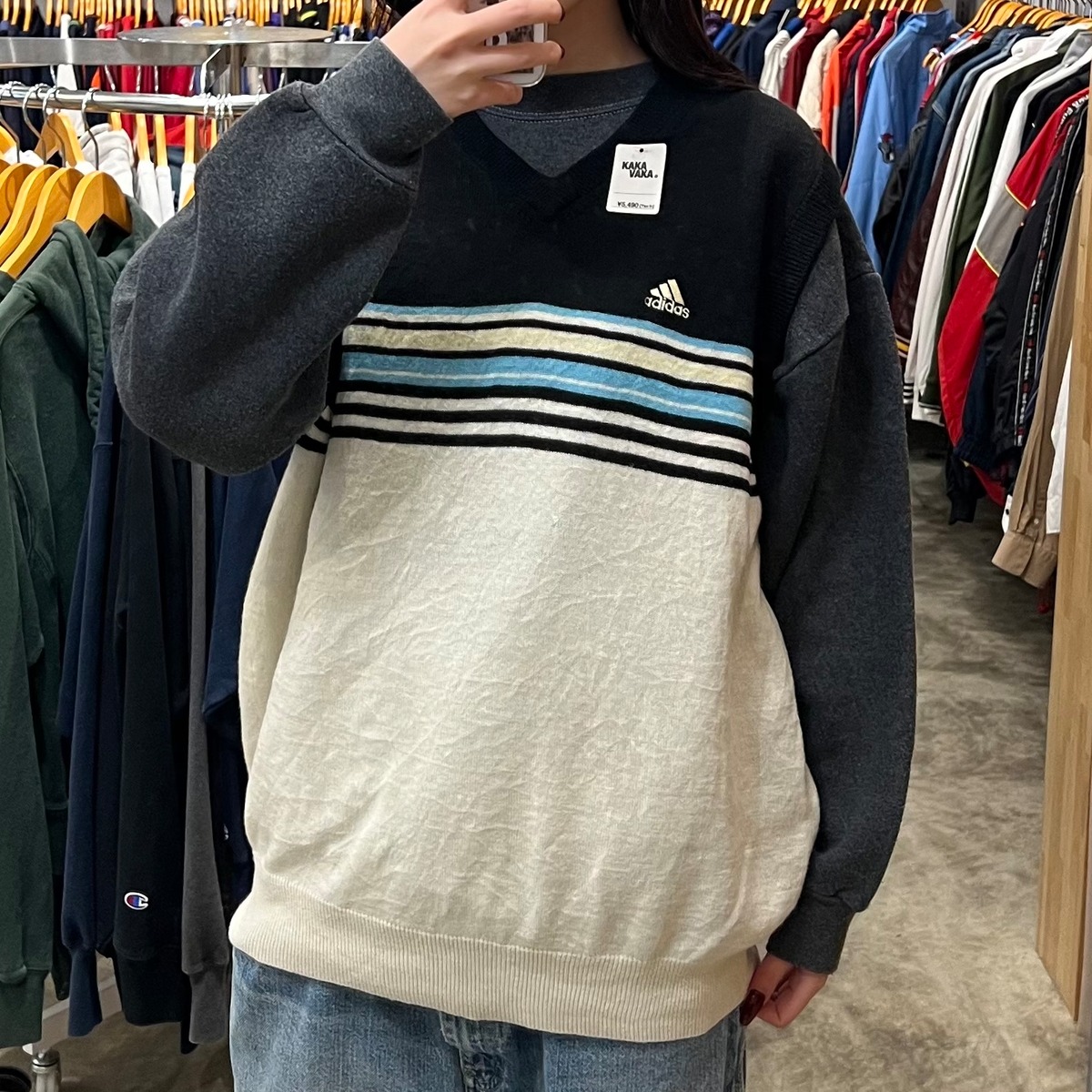 adidas/アディダス】ニットベスト | 古着屋KAKAVAKA